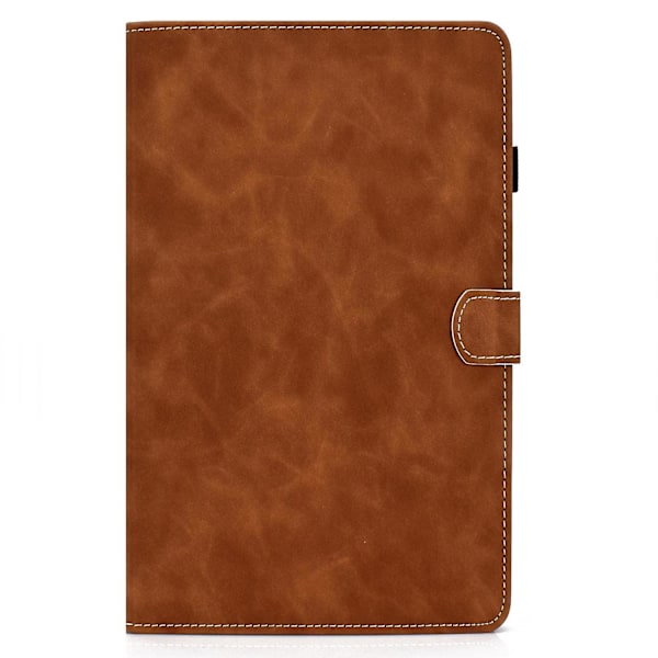 Ställ Läder Kortfodral för Samsung Galaxy Tab S6 Lite P610/P615/S6 Lite (2022)-Brun