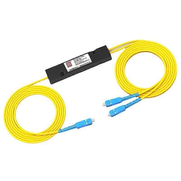 Fiberoptisk kobling PLC upc Splitter med SC/UPC-stik 8*9*2cm