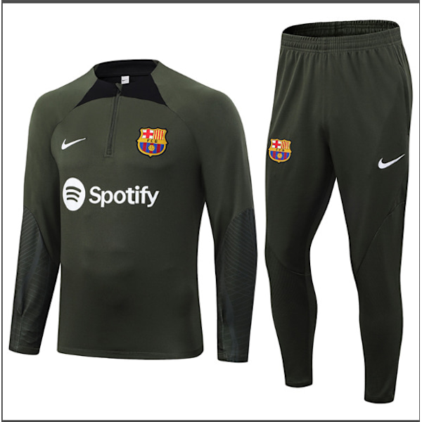 Paris, Atletico Madrid, Inter Milan, Liverpool, Marseille Brasilien Långärmad Tröja, Träningsdräkt för Vuxna och Barn, Fotbollströja Set 29 XL