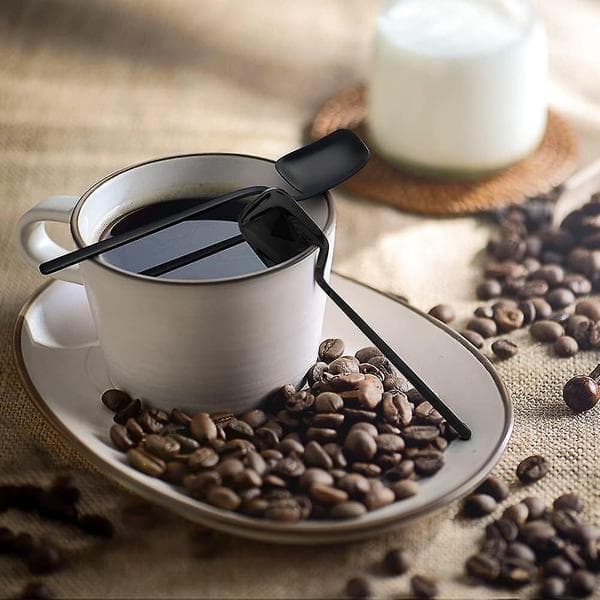 Espressoskeer, 6 stk. Demitasse-skeer, 14,2 cm rustfrit stål til kaffe, sukker