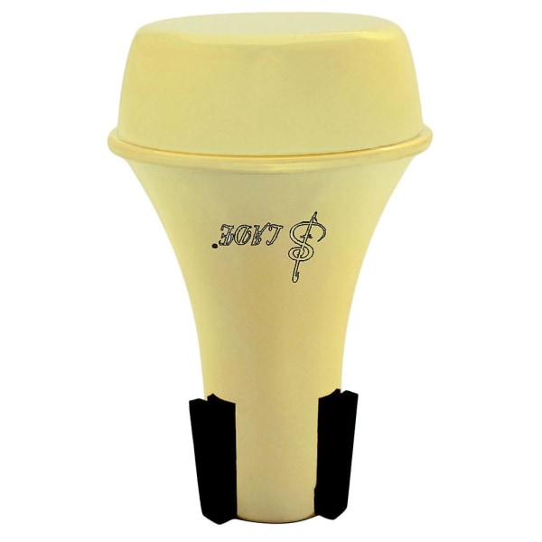 Oud Instrument Trompet Practice Mute Straight Cornet Mute Lyddæmper Trompet Mute Lyddæmper Trompet Sordine Trompet Straight Mute Golden 9.76X6.2X2.8CM