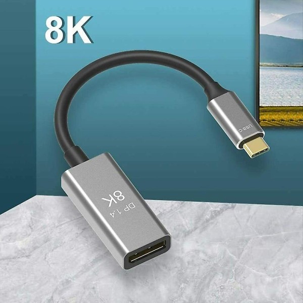 8k 144hz USB Type C Displayport kaapelisovitin kannettavalle projektori TV PC Jikaix