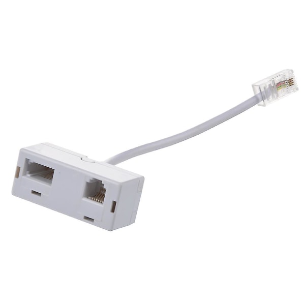 Rj45 Plug To Rj11 Bt Socket Splitter Puhelinsovitin
