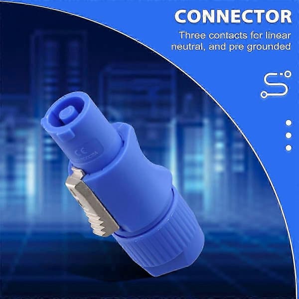 10 stk. 3-PIN Han Powercon-stik Signalindgangsstik til Beam Light Scenelys-Yvan Input