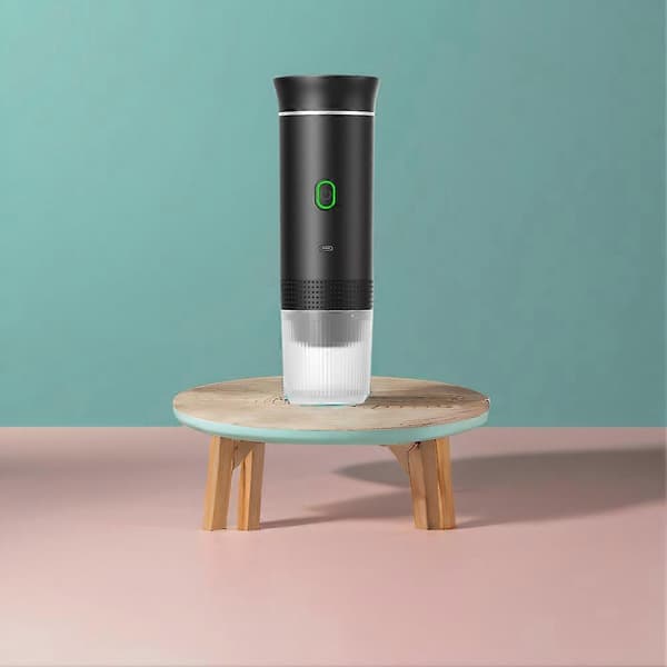 3-i-1 Bærbar Espressomaskin for Bil Hjem Multifunksjonell Reisekaffemaskin for Reise Camping White
