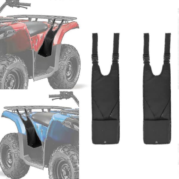 2 stk. ATV bageste passagerfodstøtter Universal justerbar foldbar slidstærk ny