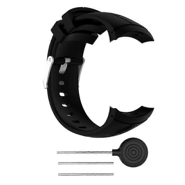 Silikone urrem til SUUNTO Spartan Ultra Svart