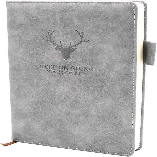 Premium A5 Notesbog - 21x14,5 cm - 360 Sider - Høj kvalitet Papir[JUN] Gray