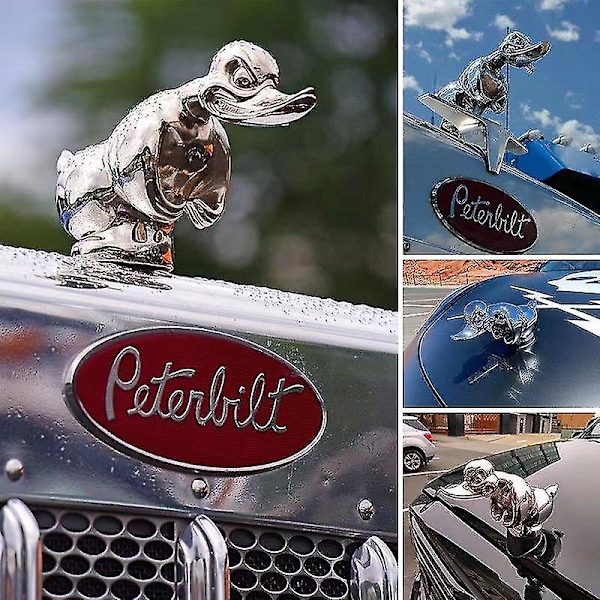 Angry Rubber Duck Hood Ornament Dødssikker bil Motorsykkel dekorasjon gave