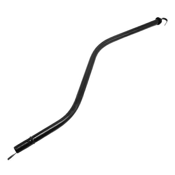 27 tommer transmissionsmålepindsslange til GM Chevy TH350 sort stålmålepindstransmissionsrør 27\" lang Turbo 350 Trans Svart