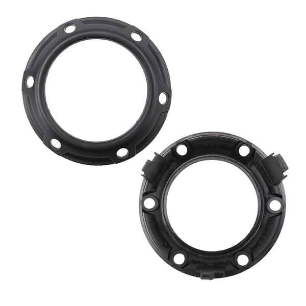 2 STK Tåkelysramme Svart Deksel 6400A739 for Mitsubishi Outlander 2007 2008 2009 Black
