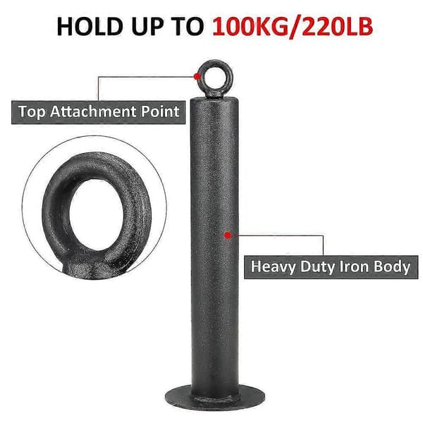 Hjyang Loading Pin Pulley System Pulldown Pin Pulldown Attachment För Hemmagarage Gym Fitn YDP