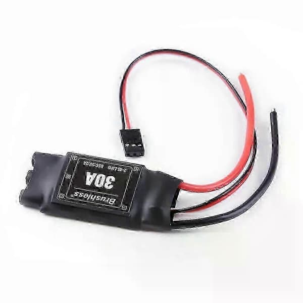 Spesialpris 30A ESC 2-4S børsteløs RC elektrisk hastighetskontroller med 5V 2A BEC for RC multikopter helikopter 0.5 5