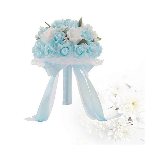 Kunstig romantisk blomsterbukett for dekorasjon, holdeblomst