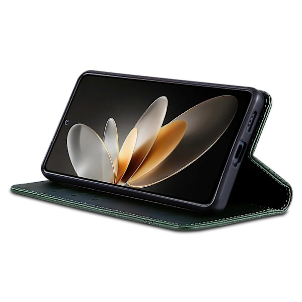 För Oppo Find X8 Pro 5G Fodral Nappa Textur PU Läder Plånbok Telefonfodral Red