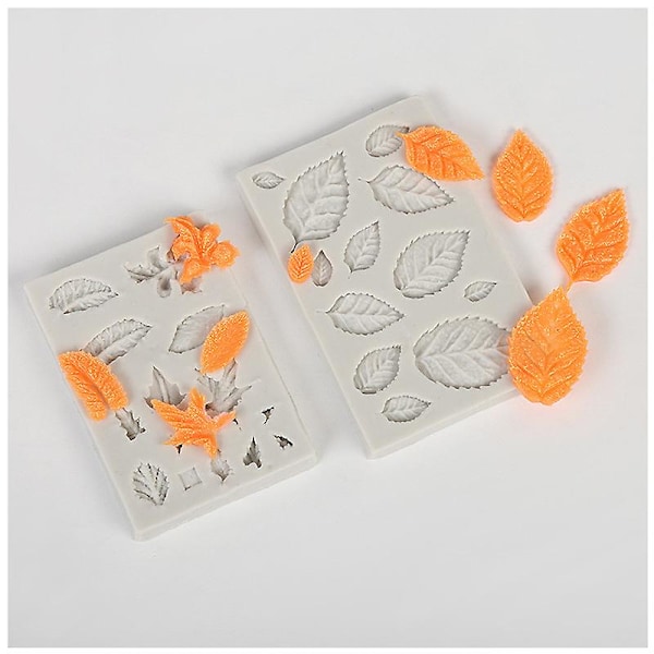 1 stk. Blad Silikon Fondant Form Kake Tre