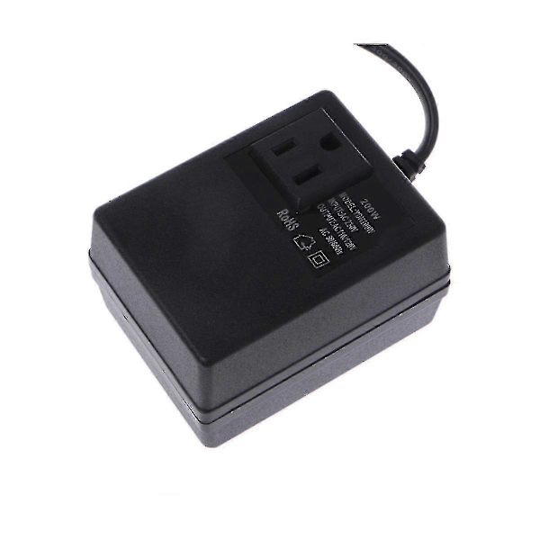 200W AC 220V til 110V Reduserende Transformator Konverter Reise Strøm EU Plugg Adapter