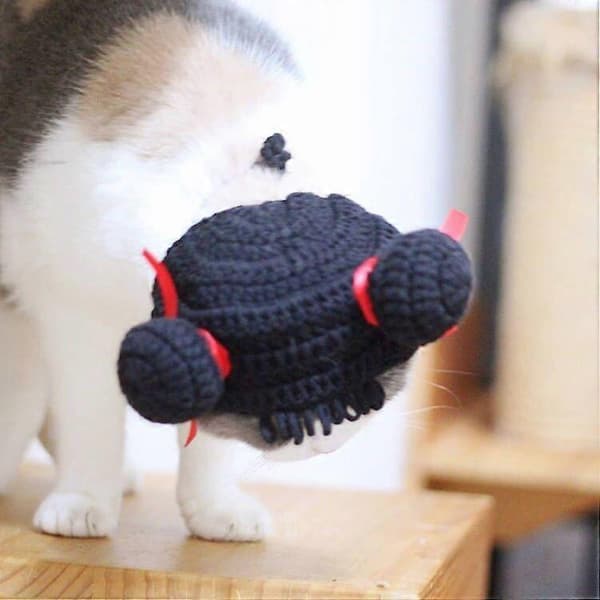 Katt Hatt Nezha Pill Huvud 20-25cm
