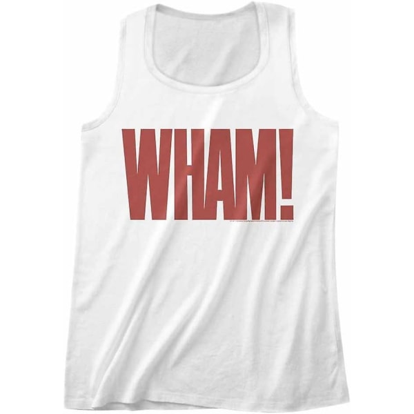 Wham English Music Duo Wham White Adult Tank Top T-paita Small