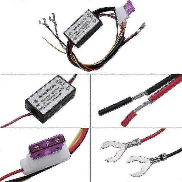 Til bil - LED kørelys-controller med automatisk dæmper og tænd/sluk-kontakt