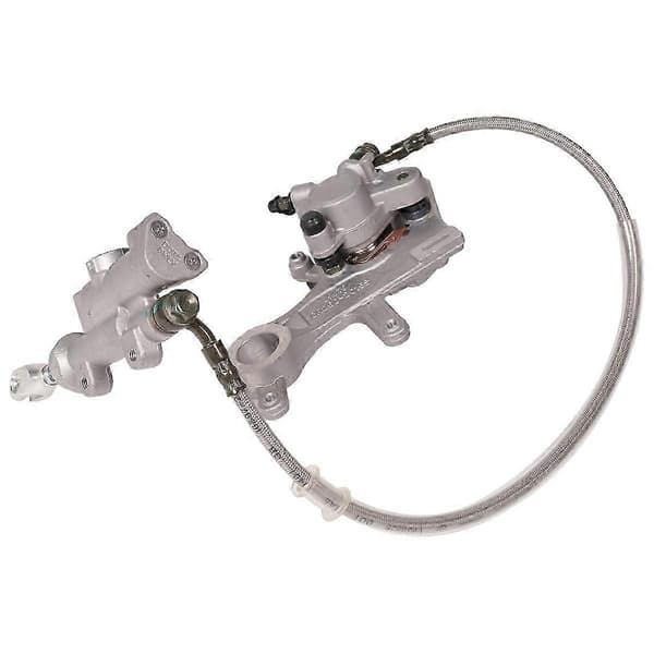Bagbremsehovedcylinder & kaliber & slange til CRF250 CRF450 2002-2020 Silver