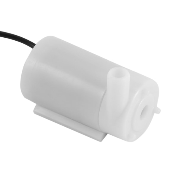 2 stk Mini-dykbar vandpumpe DC 2,5-6v Støjsvag børsteløs motorpumpe120l/h White