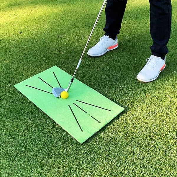 Golftræningsmåtte til sving Golftræningsmåtte Batting Minigolf Golftræningshjælpesæt