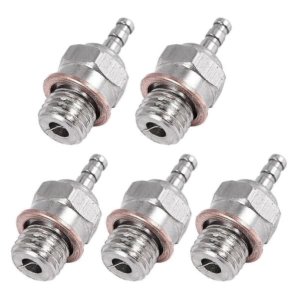 5 stk N3 glødeplugg Nitro lastebil varm gnist motor deler tilbehør erstatning OS RC modellbil 70117 Silver