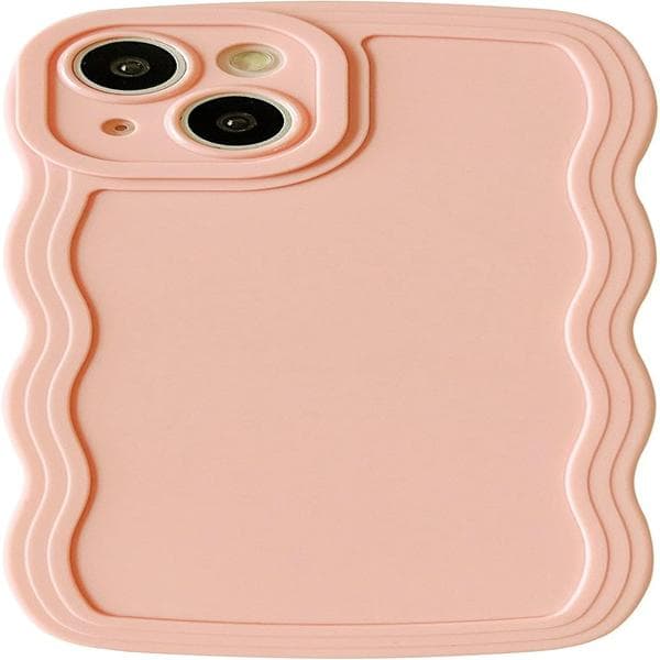 Caseative ensfarget bølgete myk kompatibel med iPhone