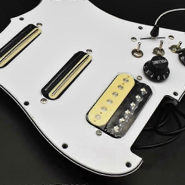 ST elektrisk gitar pickguard pickup kablet ferdigmontert pickguard gitar pickguard ripeplate