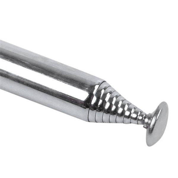10 kpl 115 cm 10-osainen teleskooppiantenni Fm Am Radio Silver tone