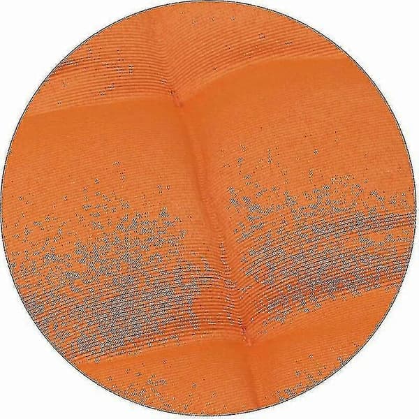 Sæt med 4 stolehynder til haven, 40x40 cm, orange