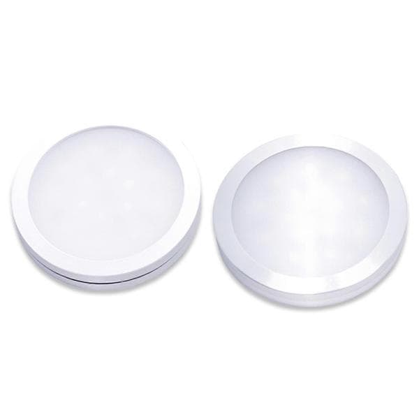 5V3W USB LED-valo 59 mm pyöreällä jalustalla, pöytävalaisin, energiatehokas kohdevalo kaapin alle black shell
