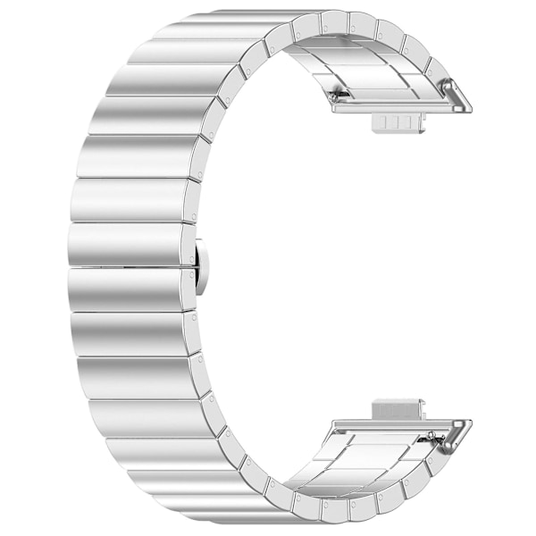 En perle rustfritt stålrem for Huawei Watch Fit 3 Silver