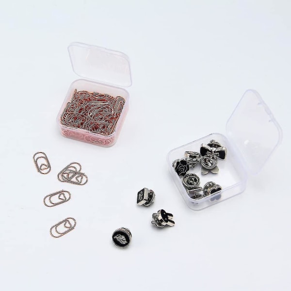 20 stk Små klare plastbokser med firkantet lokk Mini klar plastboks Små plastbeholdere for perler, smykker, piller