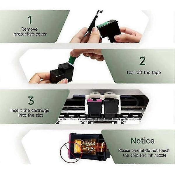 HP302 XL blækboks til HP1000 1050 1510 2130 2131 bærbar printer