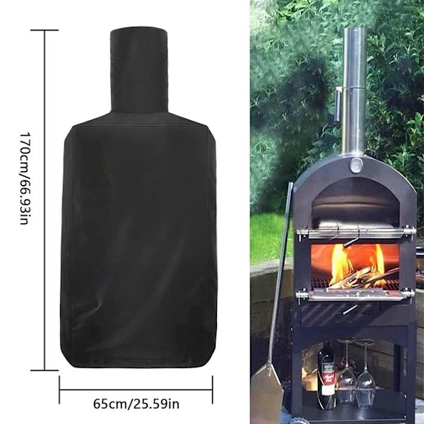 Pizzaugn Utomhus Gård 210D Oxford Ugn Skyddande Överdrag -Tätt Grill Ugn Överdrag