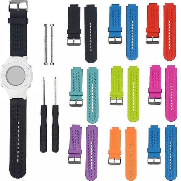Silikon Sport Håndleddsrem for Garmin Approach S2 / S4 -Yx Blue
