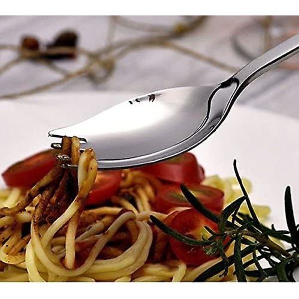 4 kappaleen 1,6 tuuman levyinen ruostumattomasta teräksestä valmistettu spork