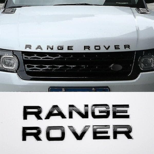 Blank Range Rover Grill Motorhuv Och Bak (2-pack)