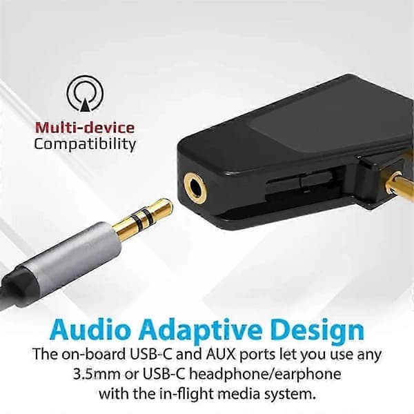 Bluetooth 5.3 A2DP-senderadapter kompatibel med Aonic 40 50 trådløs støy
