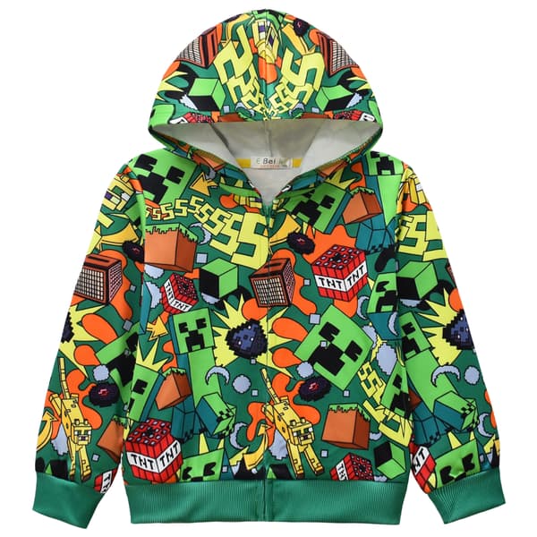 Minecraft Zip-Up Hettejakke Genser 110