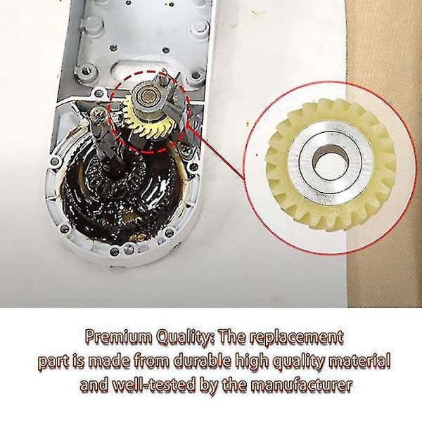 Mixer Worm Drive Gear For Kitchenaid Stand & 2 par motorbørster