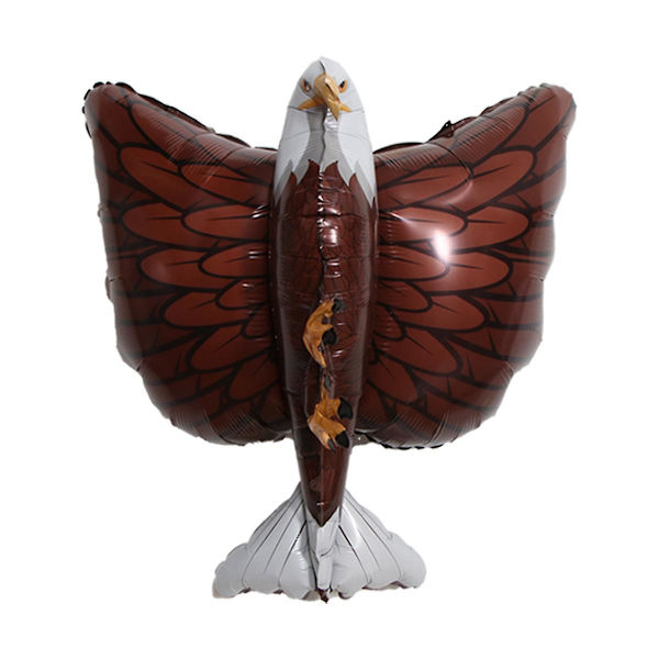 2 stk gigantisk oppblåsbar ørn-dyrfestdekorasjonsballong 33-tommers realistisk amerikansk flaggermus Eagle Blowup Eagle-ballong (inkludert pumpe)