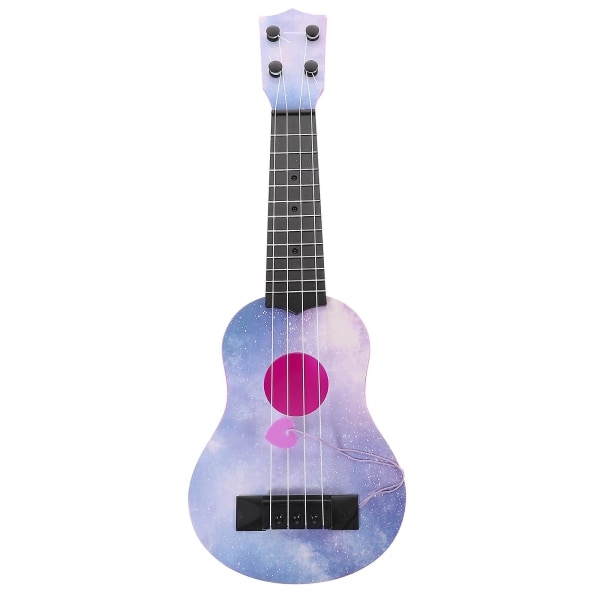 Kids Toy Ukulele Kids Guitar Musical Toy Kids Tidigt pedagogiskt lärande Musikinstrument Purple 43X14X4.5CM