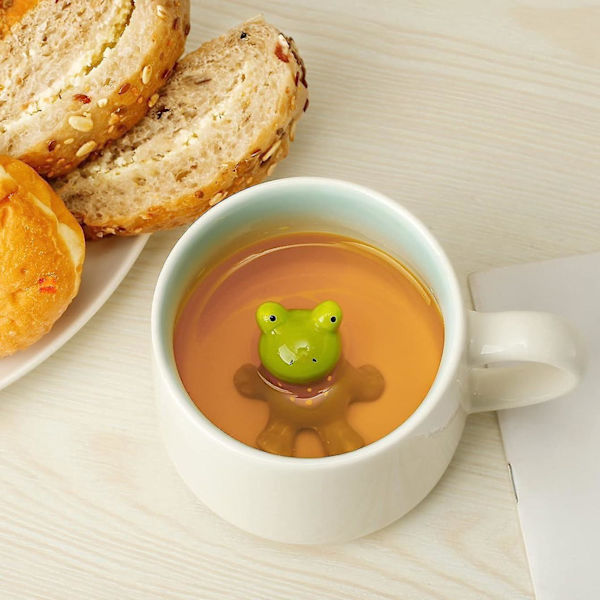 HUISHENG 3D frøkrus, søde dyr, kaffe-tekop, nyhed Fødselsdag Afgangslærergaver Valentinsdag Mors dag