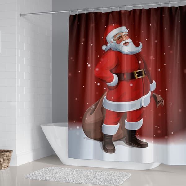 Jul Duschdraperi 150*180 cm, Tomte Duschdraperi