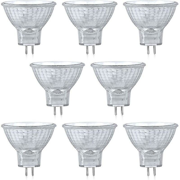 -mr11 Halogenlampe 12v 20w, Gu4 Pærer Varm hvid 2800k Bi-pin Reflector Base Lamper, Spotlight 2 Pin Gu4 Forsænket Sporbelysning Med Front G