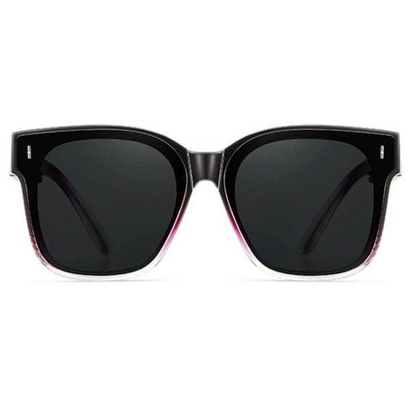 Foldbare Suncovers Solbriller Over Briller Sort/Pink sort black