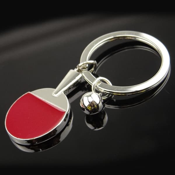 Pingisracket Nyckelring Bilnyckelkedja Dekoration Ring Present